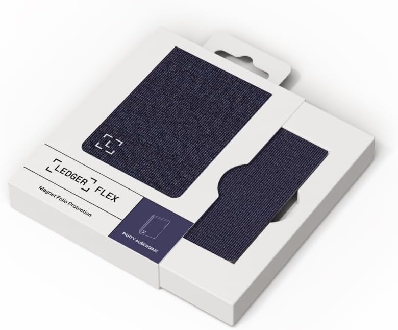 Ledger فليكس ماغنت فولي - حماية لمحافظ العملات الرقمية ذات الشاشة اللمسية (لون الباذنجان الحفلي) - Image 2